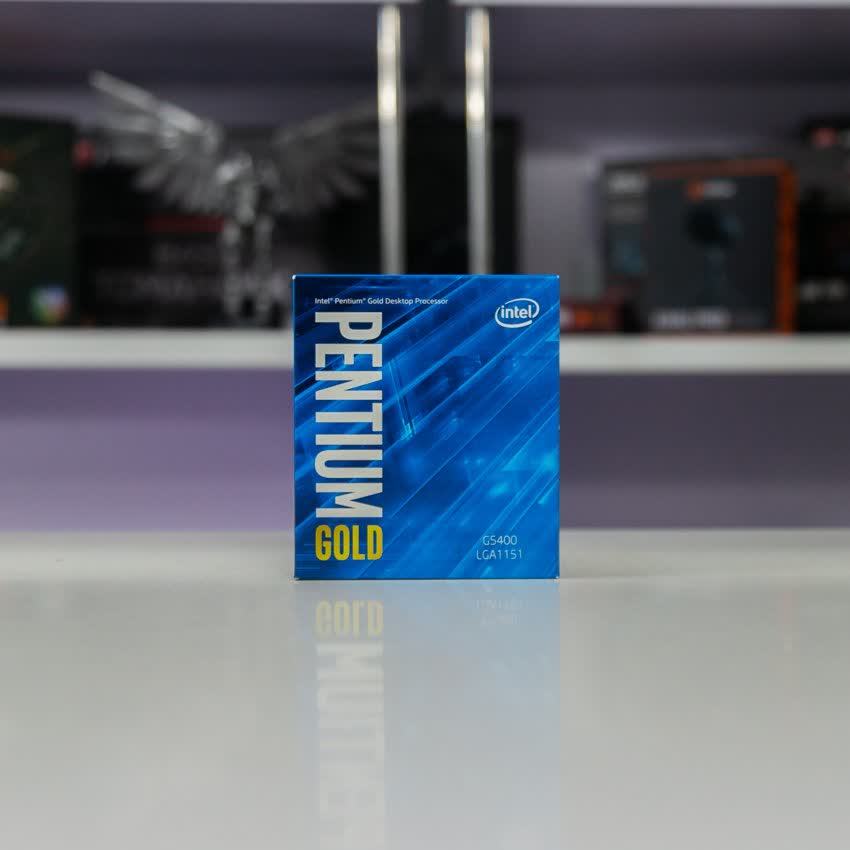 CPU Intel Pentium Gold G5400 3 7GHz 2 nhân 4 luồng 4MB Cache 58W