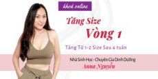 Tăng size vòng 1 tự nhiên
