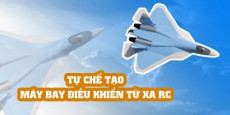 Tự chế tạo máy bay điều khiển từ xa RC Tự chế tạo máy bay điều khiển từ xa RC