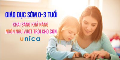 Giáo dục sớm 0-3 tuổi: Khai sáng khả năng ngôn ngữ vượt trội cho con