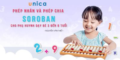 Phép nhân và phép chia Soroban cho bé 3 đến 8 tuổi