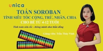 Toán Soroban - tính siêu tốc cộng, trừ, nhân, chia cho bé từ 4-12 tuổi