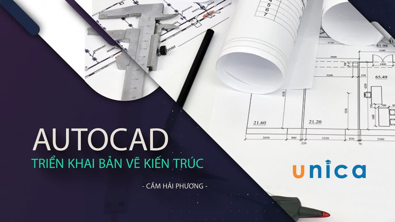 Autocad triển khai bản vẽ kiến trúc