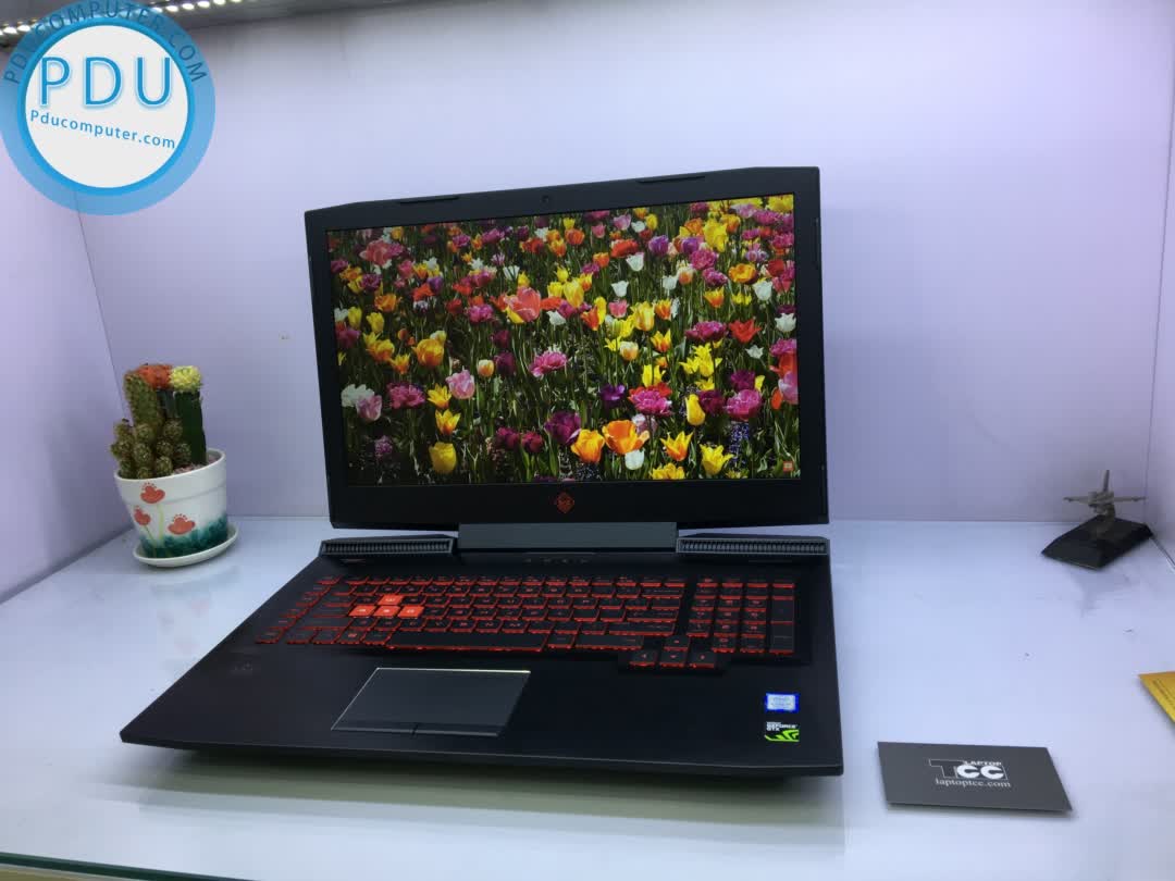 Laptop Cũ GAMING HP OMEN 17 2017 CORE I7 7700HQ/ RAM 16G/ SSD 128+HDD 1T/ GTX 1070 8G/ MÀN 17.3 FULL HD IPS
