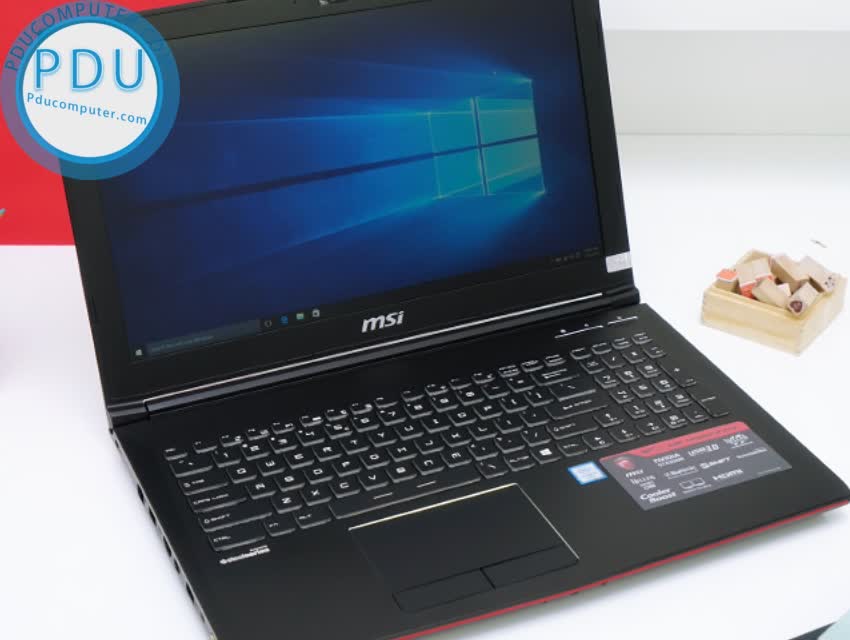 Laptop Cũ MSI GP62-6QG (Core i5-6300HQ, RAM 8GB, HDD 1TB, NVIDIA GeForce GTX 965M, 15.6 inch Full HD
