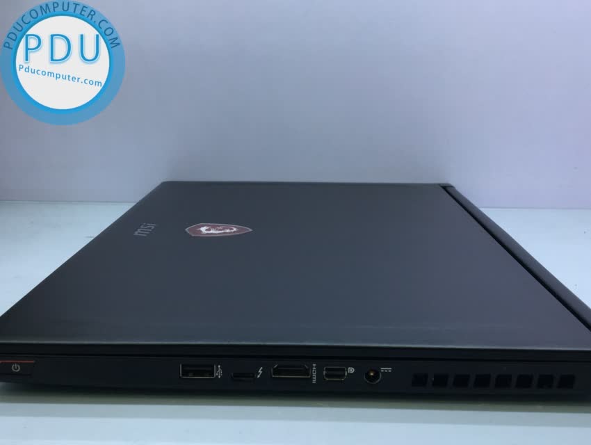 Laptop Cũ MSI GS63 7RF Stealth Pro Core i7-7700HQ, RAM 16GB, SSD 128+HDD 1TB, NVIDIA GeForce GTX 1060 (6GB), 15.6 inch Full HD