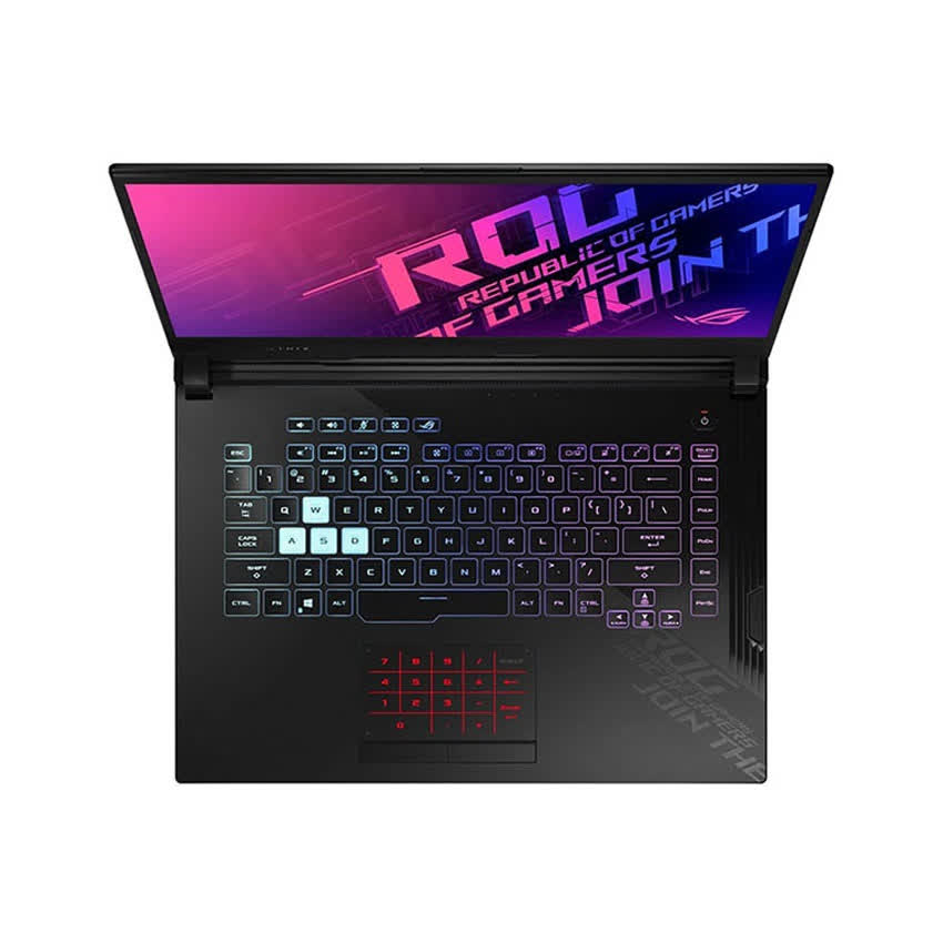 Laptop Asus Gaming ROG Strix G512-IAL001T (i7 10750H/8GB RAM/512GB SSD/15.6 FHD 144hz/GTX 1650Ti 4GB/Win10/Đen)