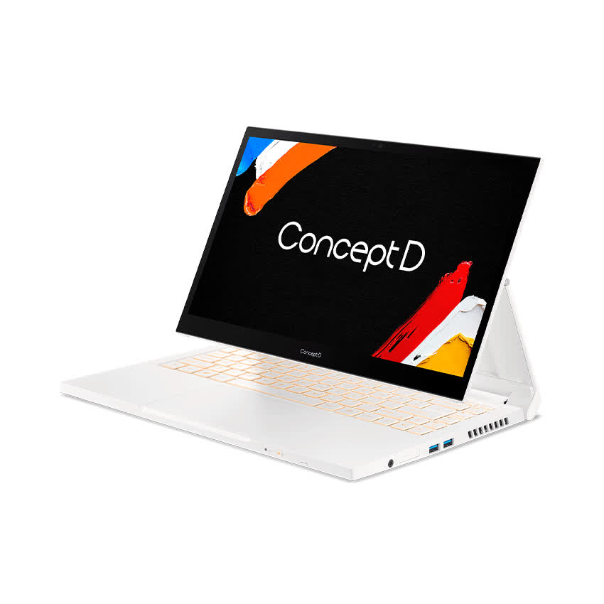 Laptop Đồ họa ConceptD 3 Ezel CC314-72G-75SM (NX.C5JSV.002) (i7 10750H/16GB RAM/1TB SSD/GTX1650Ti 4G/14 inch FHD Touch/Bút/Win10 Pro/Trắng)