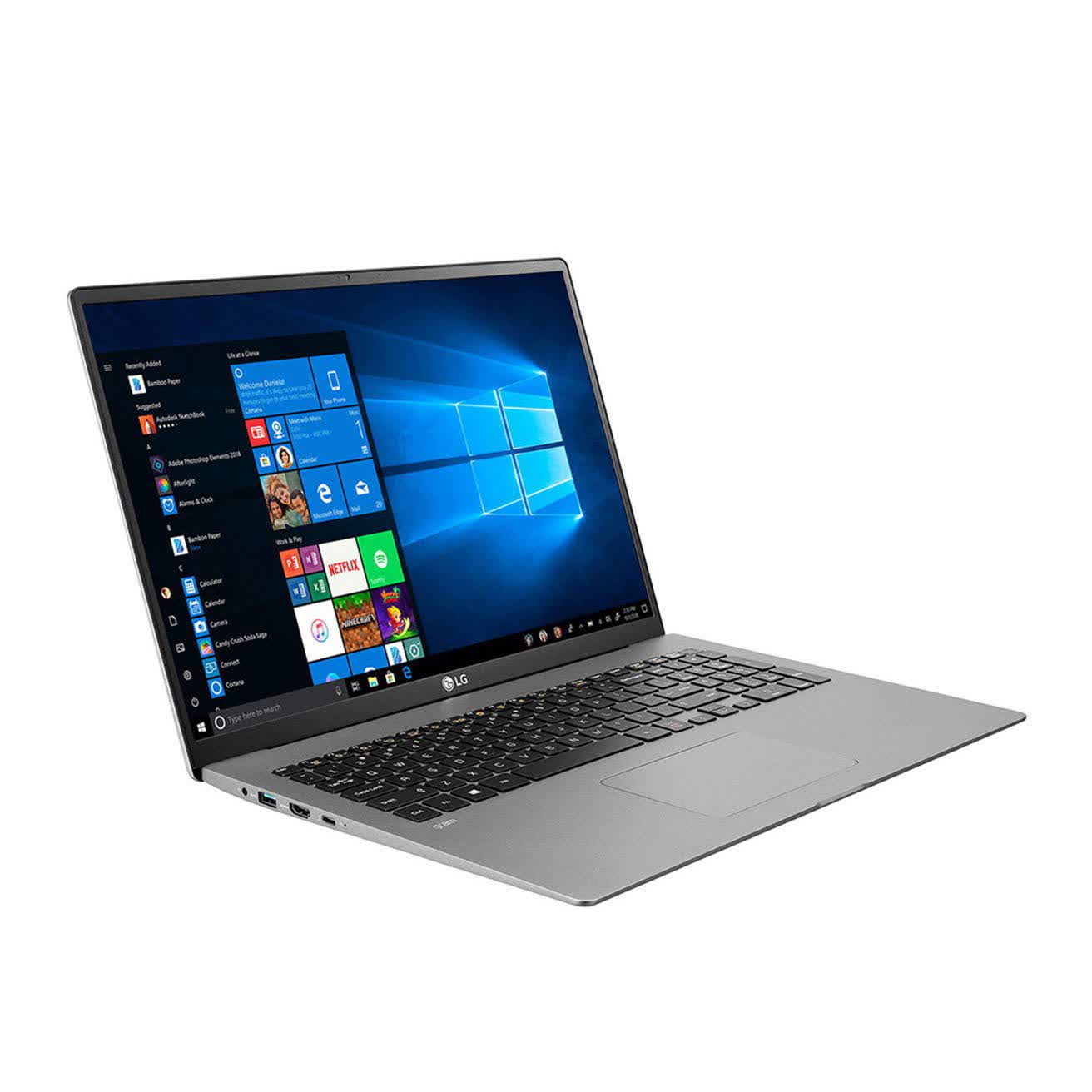 Laptop LG Gram 17Z90N-V.AH75A5 (i7 1065G7/8GB RAM/512GB SSD/17inch IPS/FP/Win 10 Home Plus/Xám Bạc) (model 2020)
