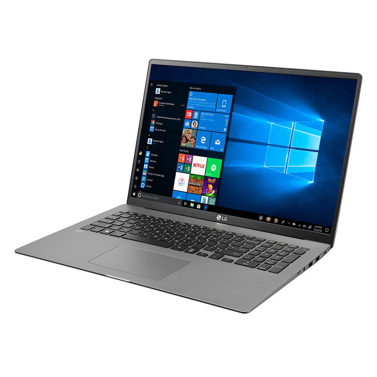 Laptop LG Gram 17Z90N-V.AH75A5 (i7 1065G7/8GB RAM/512GB SSD/17inch IPS/FP/Win 10 Home Plus/Xám Bạc) (model 2020)