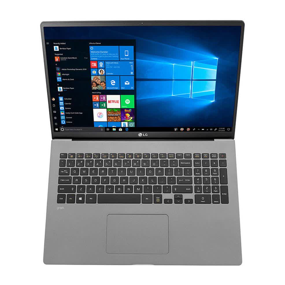 Laptop LG Gram 17Z90N-V.AH75A5 (i7 1065G7/8GB RAM/512GB SSD/17inch IPS/FP/Win 10 Home Plus/Xám Bạc) (model 2020)
