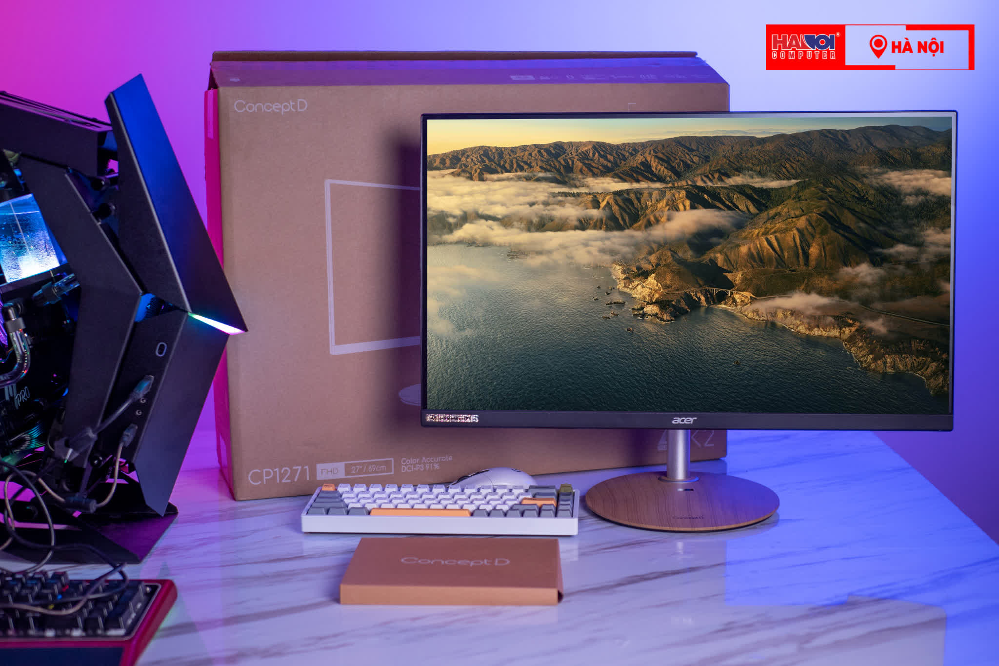 Màn hình ConceptD CP1 CP1271V (27inch/FHD/IPS/144Hz/0.1ms/250nits/HDMI+DP+USB)