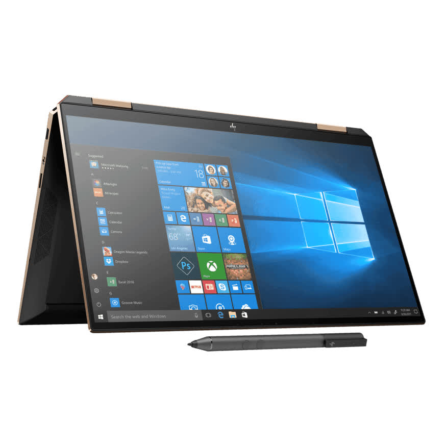 Laptop HP Spectre x360 Convertible 13-aw0181TU (8YQ35PA) (i7 1065G7/16GB RAM/512GB SSD/13.3 inch UHD/FP/Win 10)