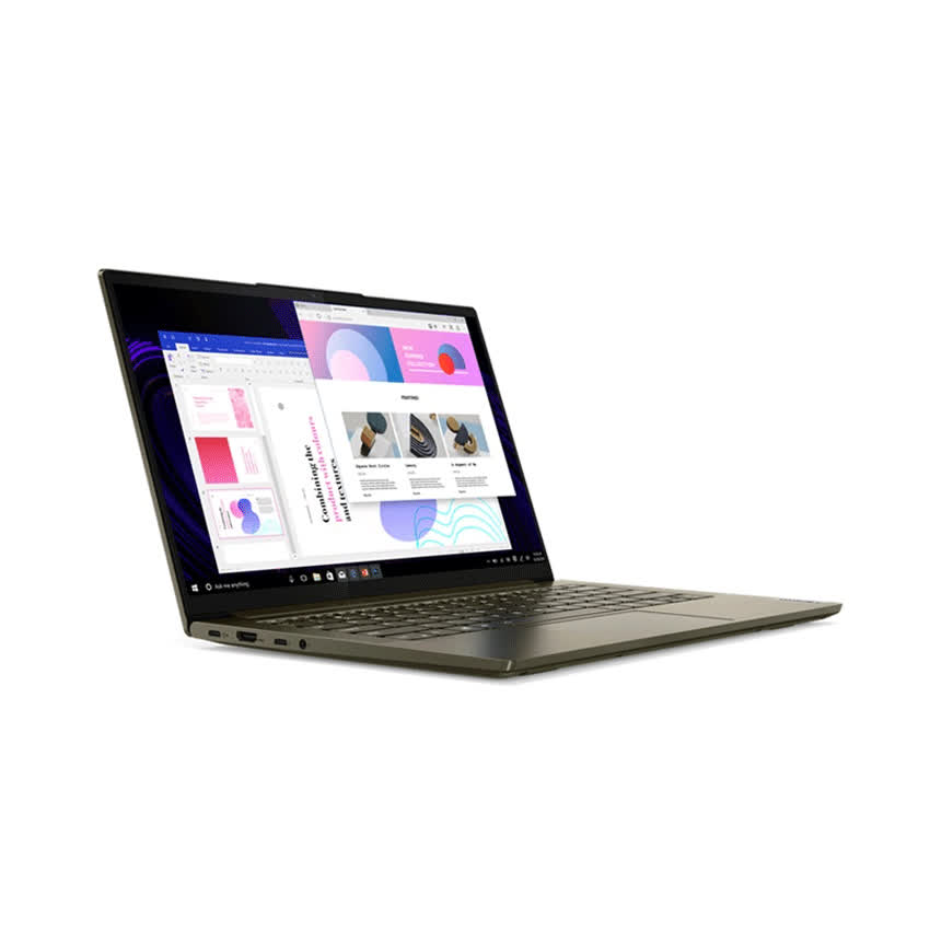 Laptop Lenovo Yoga Slim 7 14ITL05 (82A3004FVN) (i7 1165G7/8GB RAM/512GB  SSD/14 FHD/Win/Xanh rêu) - PDUCOMPUTER