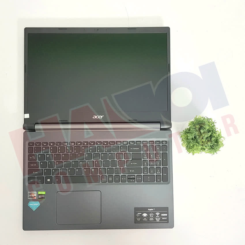 Laptop Acer Gaming Aspire 7 A715-41G-R282 (NH.Q8SSV.005) (Ryzen 5 3550H/8GB RAM/512GB SSD/GTX1650Ti 4G DDR6/15.6 inch FHD IPS/Win10/Đen