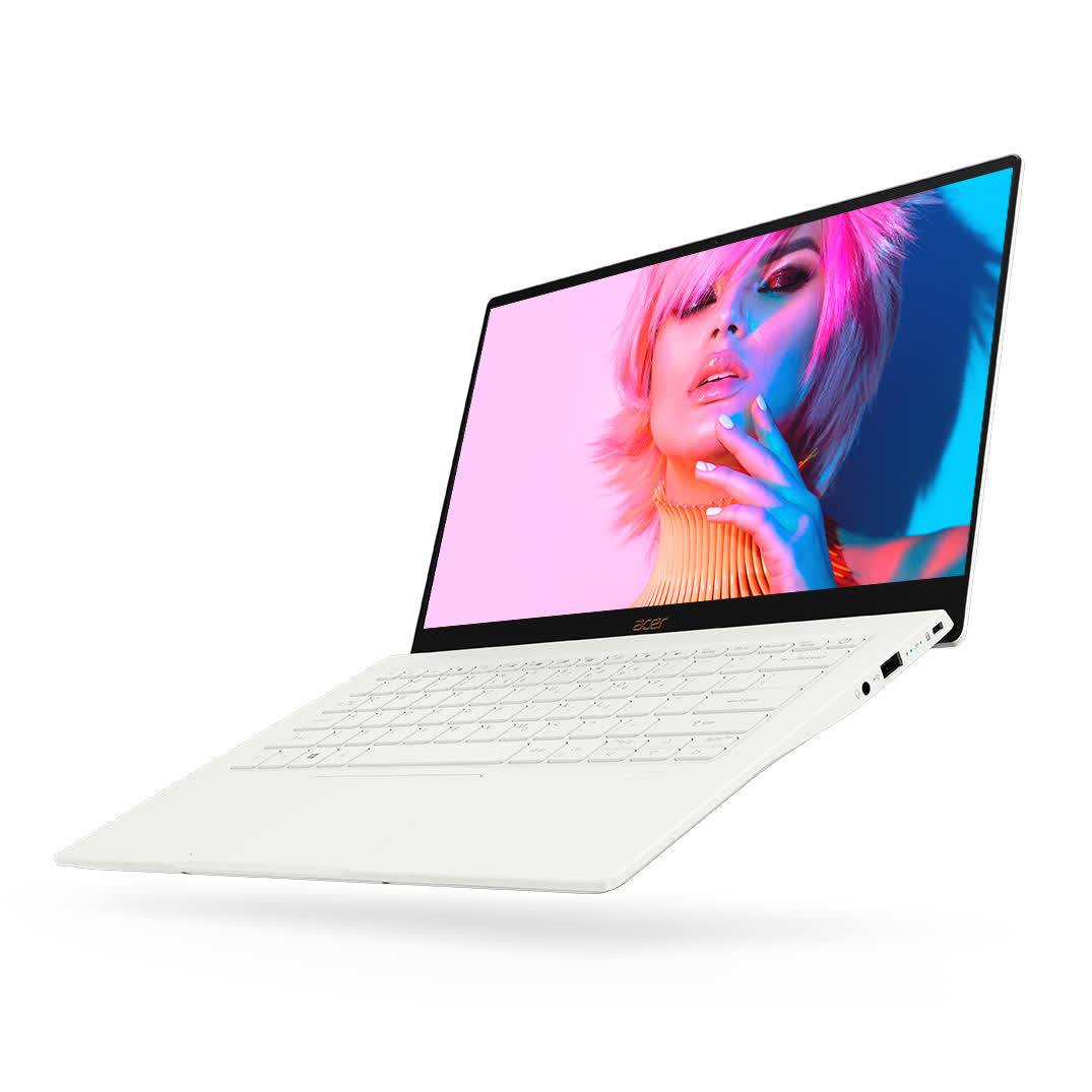 Laptop ACer Swift 5 SF514-54T-793C (NX.HLGSV.001) (i7 1065G7/8GB RAM/512GB SSD/14.0FHDT/Win10/Trắng)