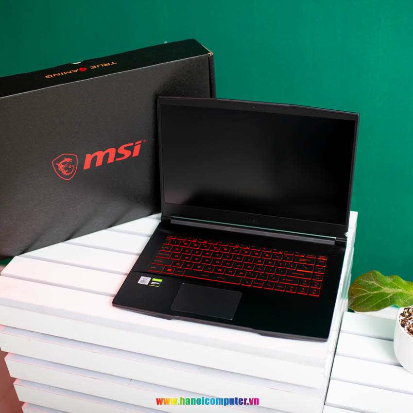 Laptop MSI Gaming GF63 Thin 10SCXR (292VN) (i5-10300H/8GB RAM/512GBSSD/GTX1650 Max Q 4GB DDR6/15.6 inch FHD/Win 10/Đen) (2020)