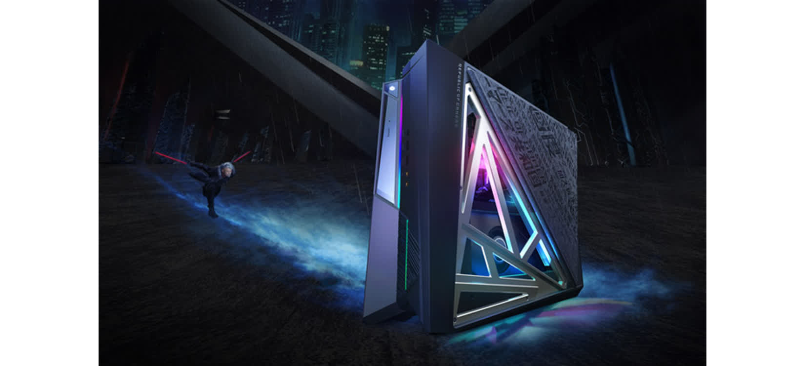 PC Asus ROG Huracan G21CN (i5-9400F/8GB RAM/256GB SSD/RTX2060/Win 10) (G21CN-D-VN001T)