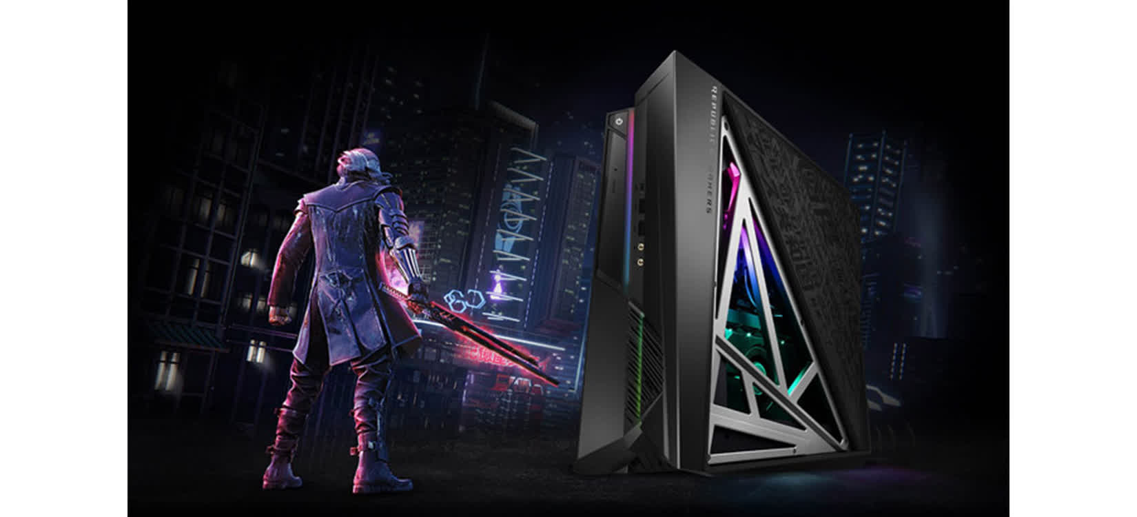 PC Asus ROG Huracan G21CN (i5-9400F/8GB RAM/256GB SSD/RTX2060/Win 10) (G21CN-D-VN001T)