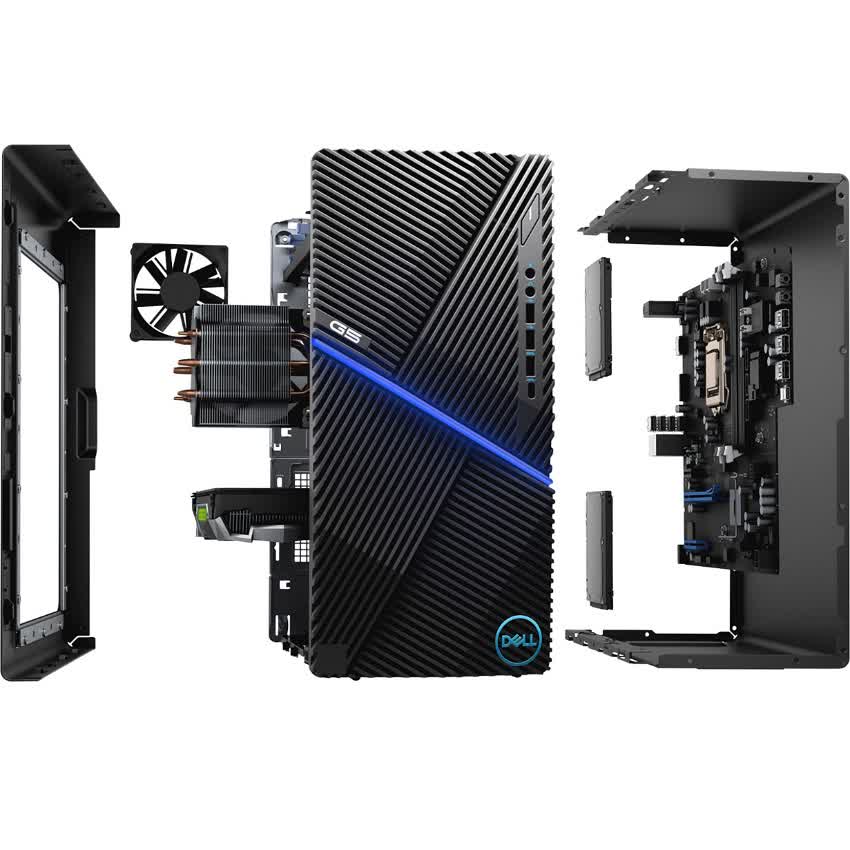 PC Dell G5 5000 (i5-10400F/16GB RAM/256GB SSD+1TB HDD/GTX1660S/WL+BT/K+M/Win 10) (70226491)