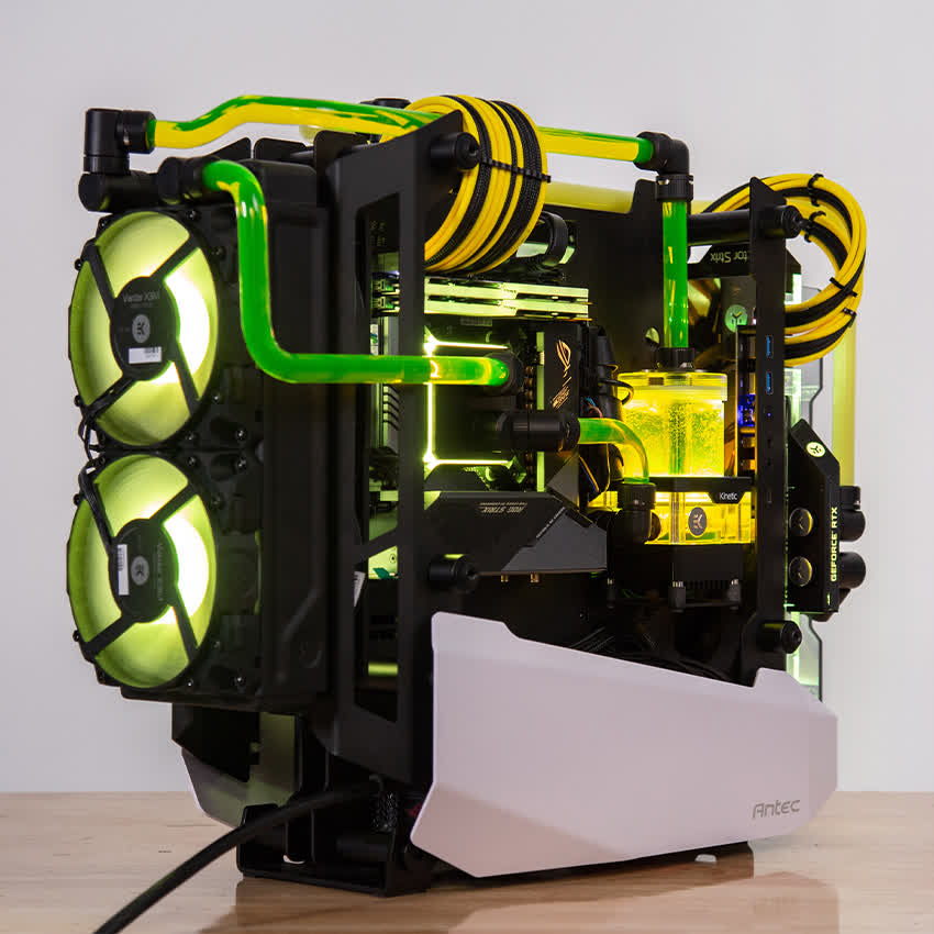 PC ENTHUSIAST GAMING LIMITED 005 (I9 10900K/Z490/64GB RAM/500GB SSD/RTX2080TI/850W/WATERCOOLING EK/RGB)