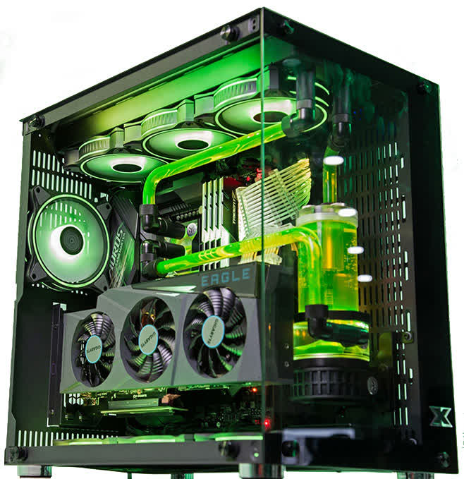 PC ENTHUSIAST GAMING LIMITED 006 (I9 10900K/Z490/32GB RAM/1TB SSD/4TB HDD/RTX 3090/1000W/WATERCOOLING EK/RGB)