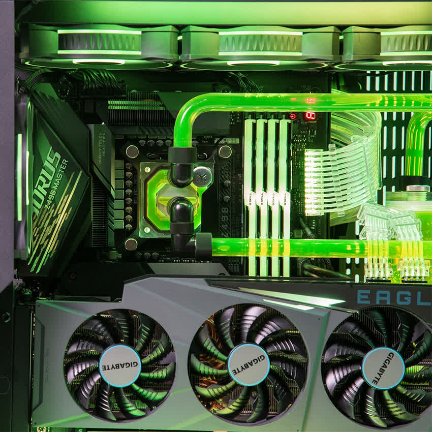 PC ENTHUSIAST GAMING LIMITED 006 (I9 10900K/Z490/32GB RAM/1TB SSD/4TB HDD/RTX 3090/1000W/WATERCOOLING EK/RGB)