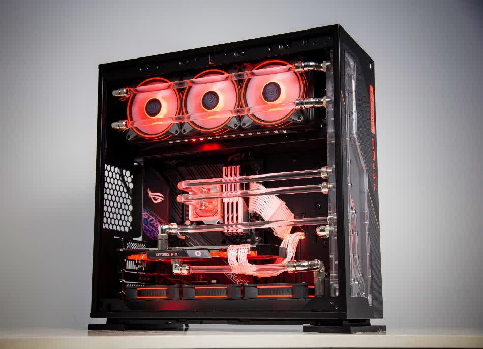 PC ENTHUSIAST GAMING PLATINUM 03 (i9 10900K/Z490/32GB RAM/500GB SSD/RTX 2080 SUPER/850W/WATERCOOLING EK/RGB)