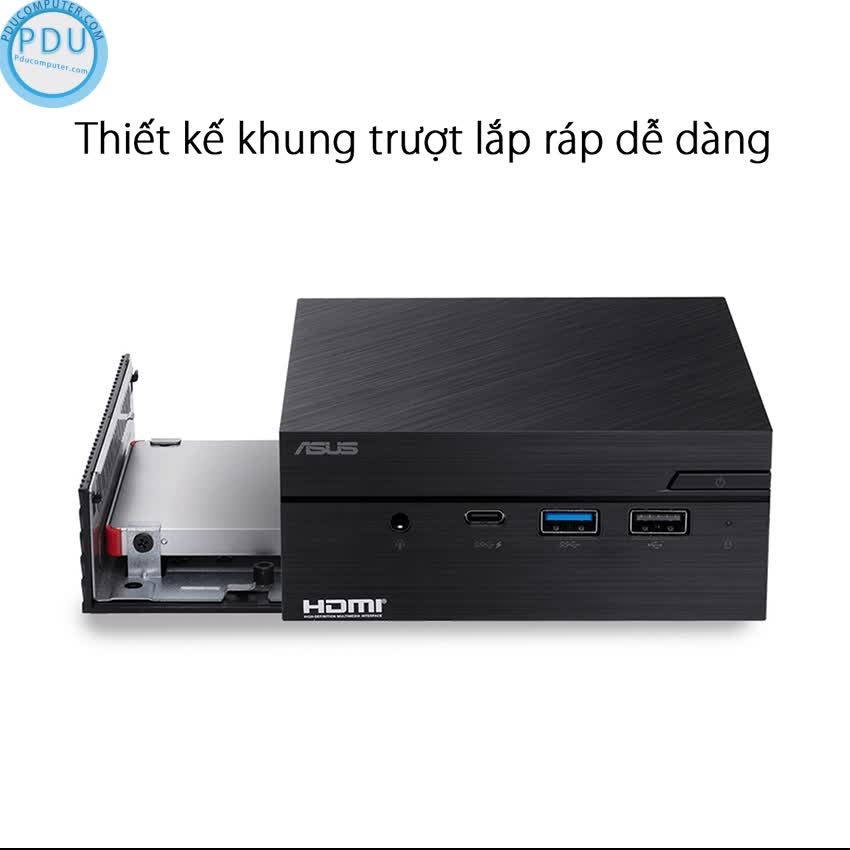 Mini PC Asus PN60 (i3-8130U/WL/Vesa Mount/Com Port/Đen) (BB3016MC)