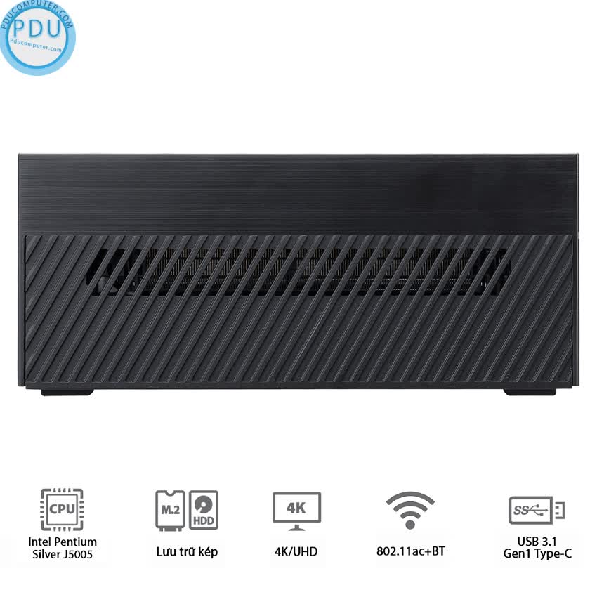 PC Asus PN40-MKM1PE (Intel Pentium Silver J5005/Barebone) (90MS0181-M03260)