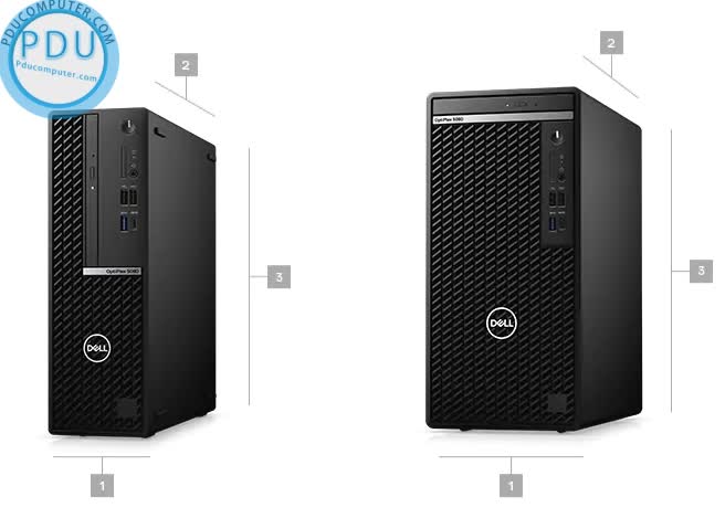 PC Dell OptiPlex 5080 Tower (i5-10500/4GB RAM/256GB SSD/DVDRW/WL+BT/K+M/Ubuntu) (70228814)