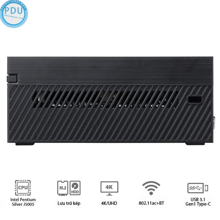 PC mini Asus PN40-BBC061MV (Intel Celeron J4005/Barebone) (90MS0181-M00610)