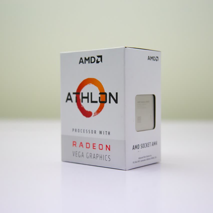 CPU AMD Athlon 240GE (3.5GHz, 2 nhân 4 luồng, 5MB Cache, Radeon Vega 3, 35W) - Socket AMD AM4
