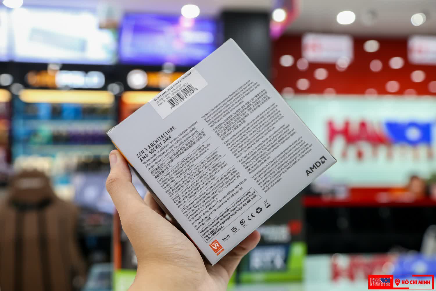 CPU AMD Ryzen 5 5600X (3.7 GHz Upto 4.6GHz / 35MB / 6 Cores, 12 Threads / 65W / Socket AM4)