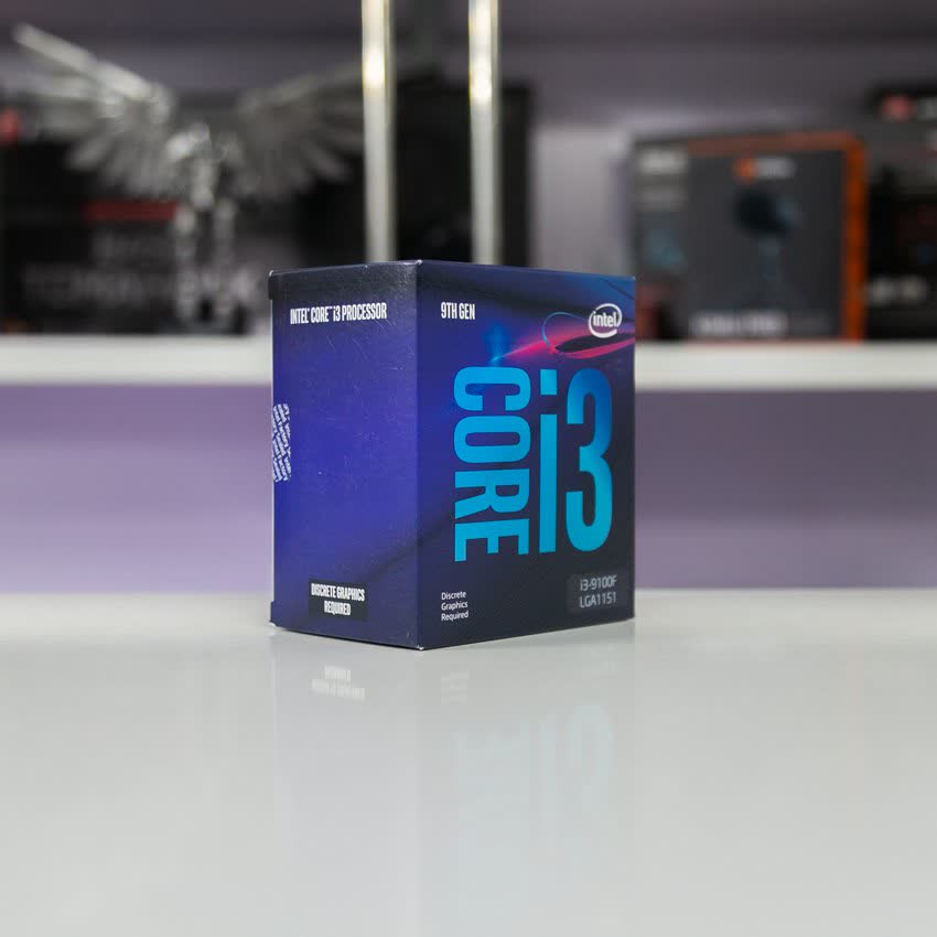 CPU Intel Core i3-9100F (3.6Ghz, 4 nhân 4 luồng, 6MB Cache, 65W) - Socket Intel LGA 1151-v2