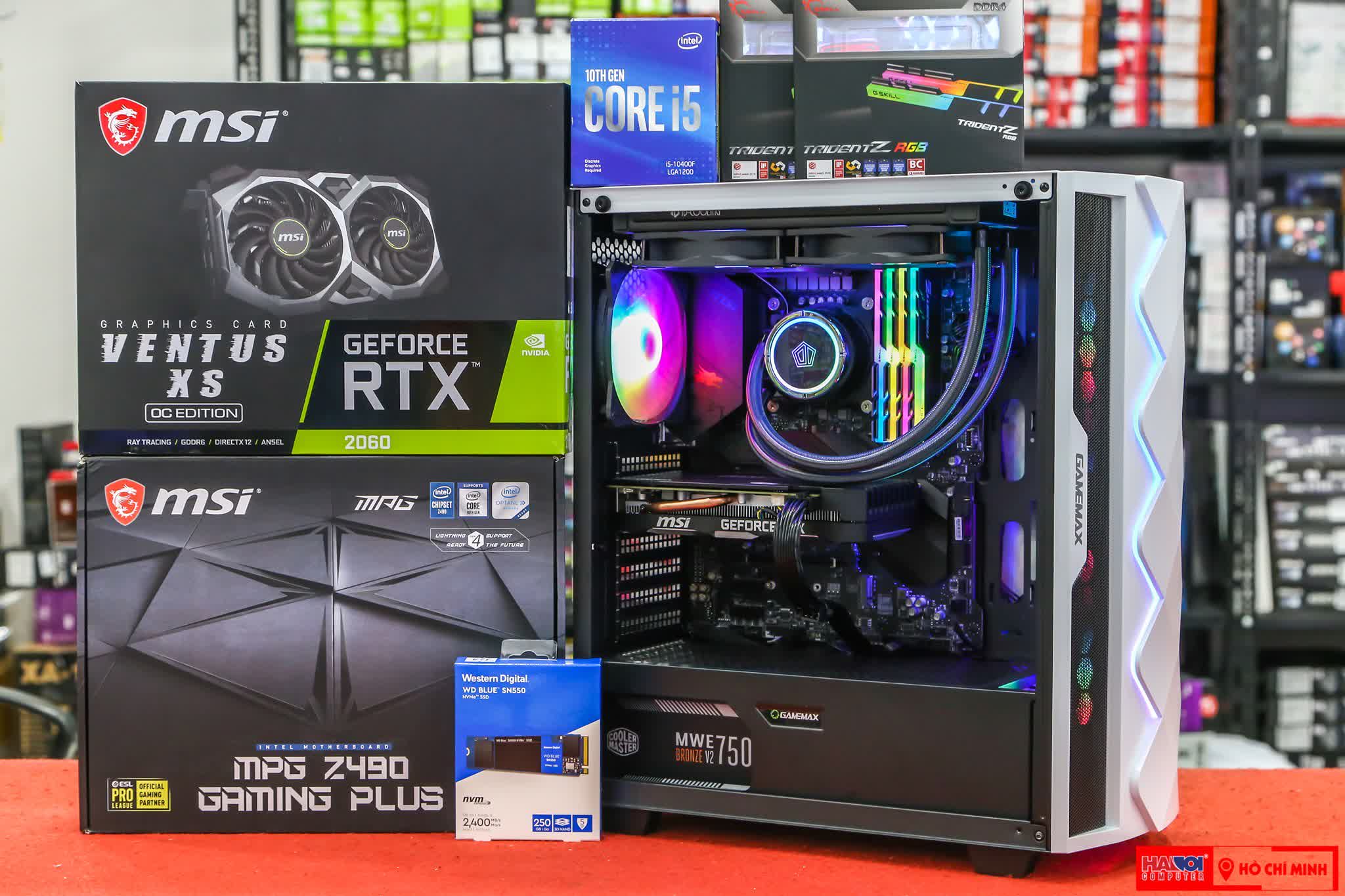 CPU Intel Core i5-10400F (2.9GHz turbo up to 4.3Ghz, 6 nhân 12 luồng, 12MB Cache, 65W) - Socket Intel LGA 1200