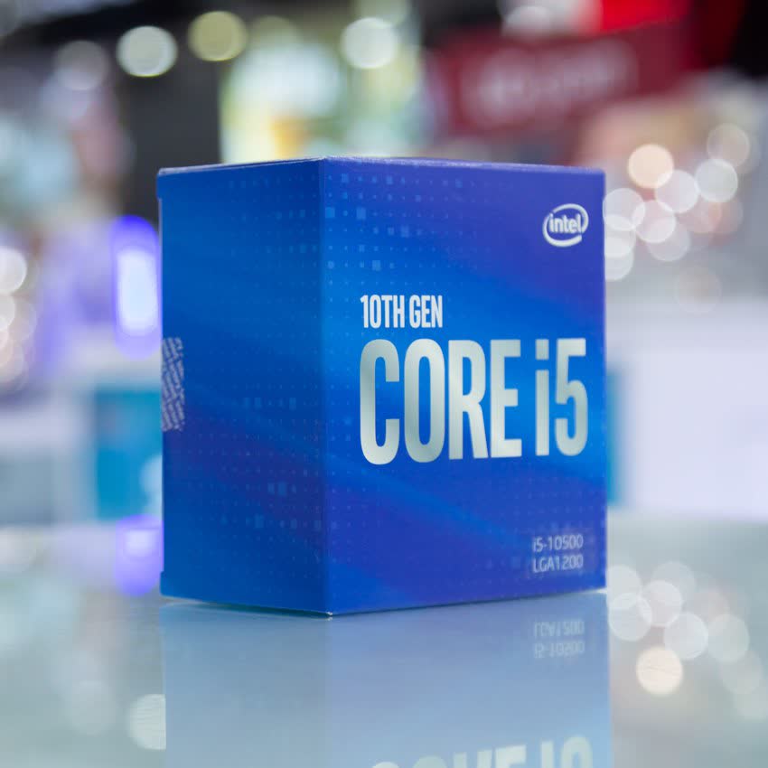 CPU Intel Core i5-10500 (3.1GHz turbo up to 4.5Ghz, 6 nhân 12 luồng, 12MB Cache, 65W) - Socket Intel LGA 1200