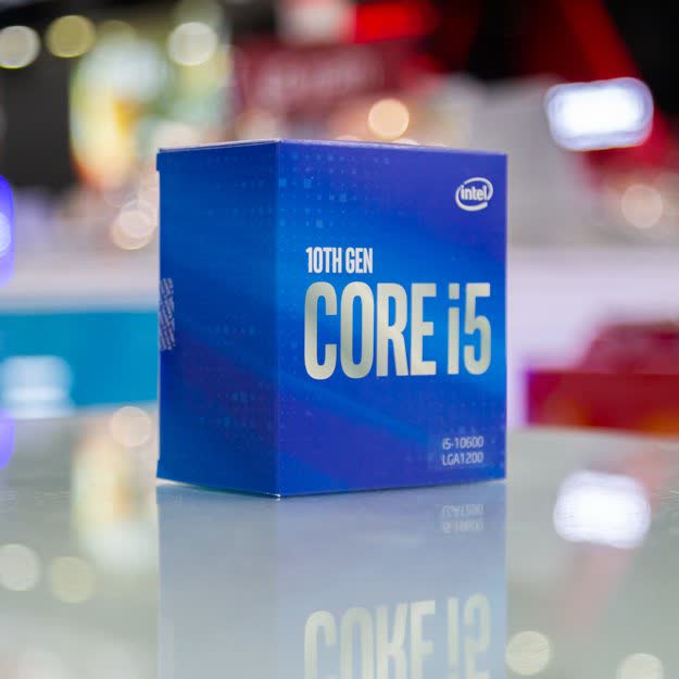 CPU Intel Core i5-10600 (3.3GHz turbo up to 4.8GHz, 6 nhân 12 luồng, 12MB Cache, 65W) - Socket Intel LGA 1200