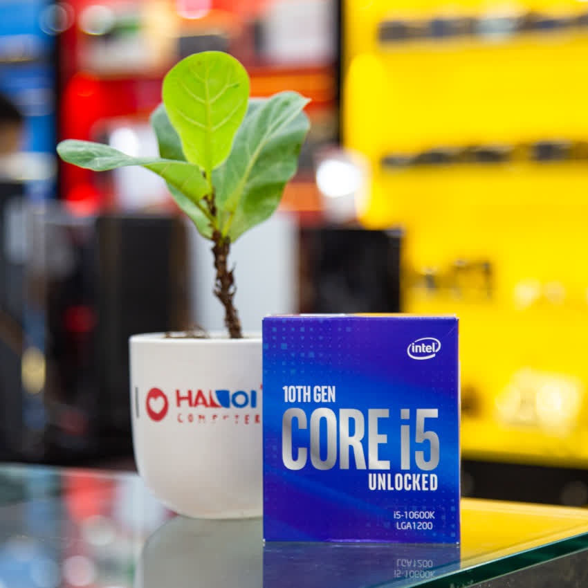 CPU Intel Core i5-10600K (4.1GHz turbo up to 4.8GHz, 6 nhân 12 luồng, 12MB Cache, 125W) - Socket Intel LGA 1200