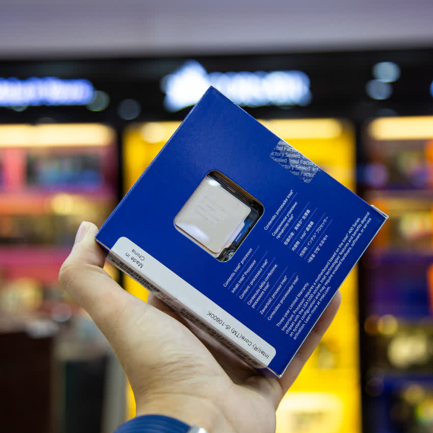 CPU Intel Core i5-10600K (4.1GHz turbo up to 4.8GHz, 6 nhân 12 luồng, 12MB Cache, 125W) - Socket Intel LGA 1200