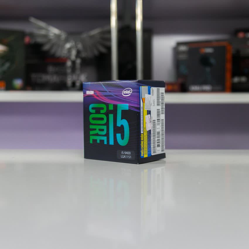CPU Intel Core i5-9400 (2.9GHz turbo up to 4.1GHz, 6 nhân 6 luồng, 9MB Cache, 65W) - Socket Intel LGA 1151-v2