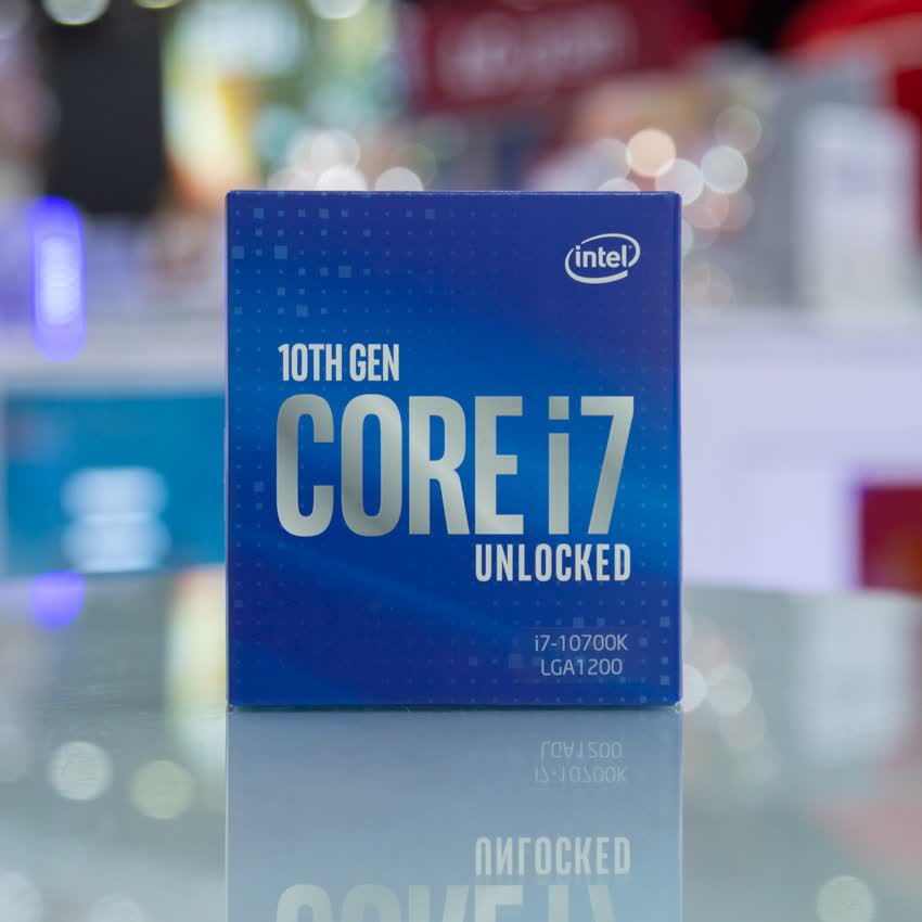 CPU Intel Core i7-10700K (3.8GHz turbo up to 5.1GHz, 8 nhân 16 luồng, 16MB Cache, 125W) - Socket Intel LGA 1200