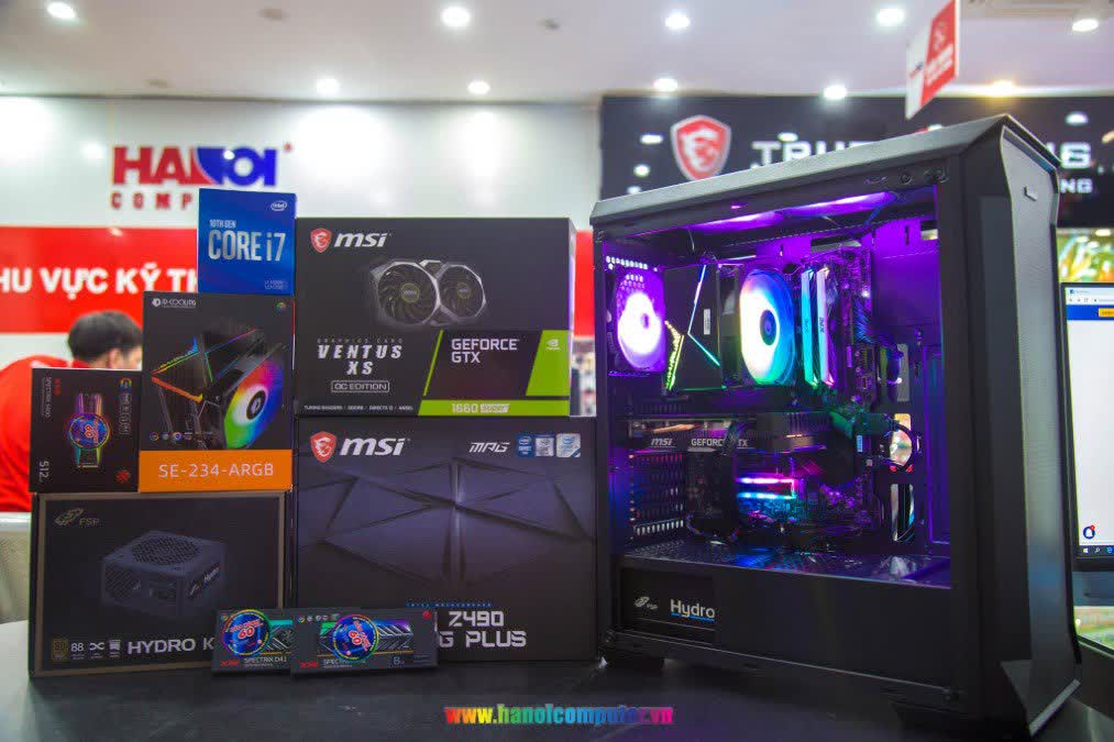 CPU Intel Core i7-10700K (3.8GHz turbo up to 5.1GHz, 8 nhân 16 luồng, 16MB Cache, 125W) - Socket Intel LGA 1200