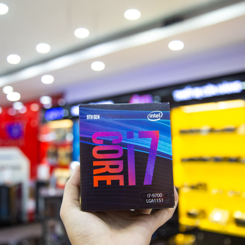 CPU Intel Core i7-9700 (3.0GHz turbo up to 4.7Ghz, 8 nhân 8 luồng, 12MB Cache, 65W) - Socket Intel LGA 1151-v2