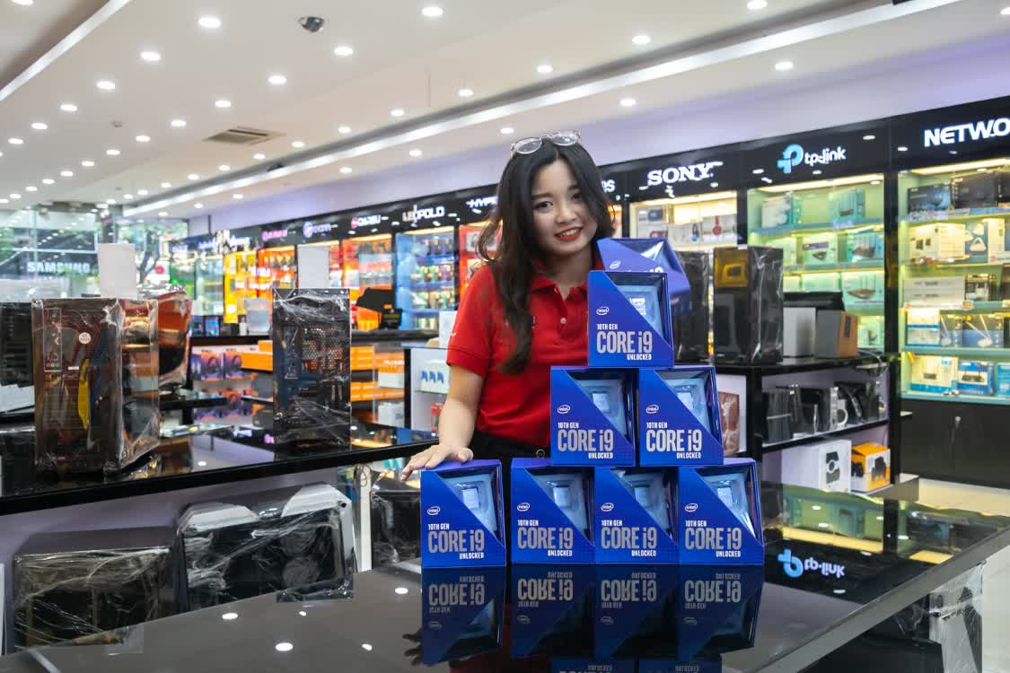 CPU Intel Core i9-10900K (3.7GHz turbo up to 5.3GHz, 10 nhân 20 luồng, 20MB Cache, 125W) - Socket Intel LGA 1200