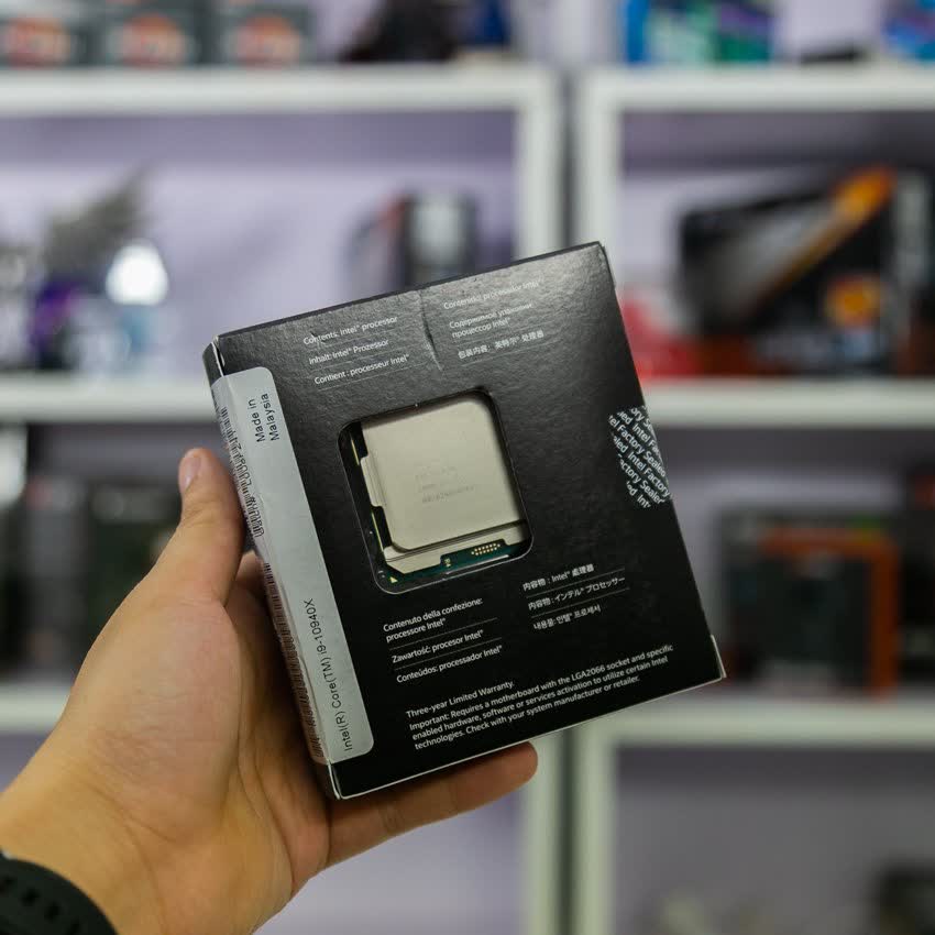 CPU Intel Core i9-10940X (3.3GHz turbo up to 4.6GHz, 14 nhân, 28 luồng, 19.25 MB Cache, 165W) - Socket Intel LGA 2066)
