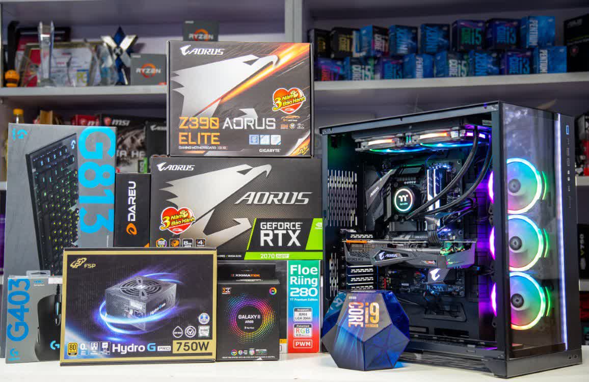 CPU Intel Core i9-9900K (3.6GHz turbo up to 5.0GHz, 8 nhân 16 luồng, 16MB Cache, 95W) - Socket Intel LGA 1151-v2