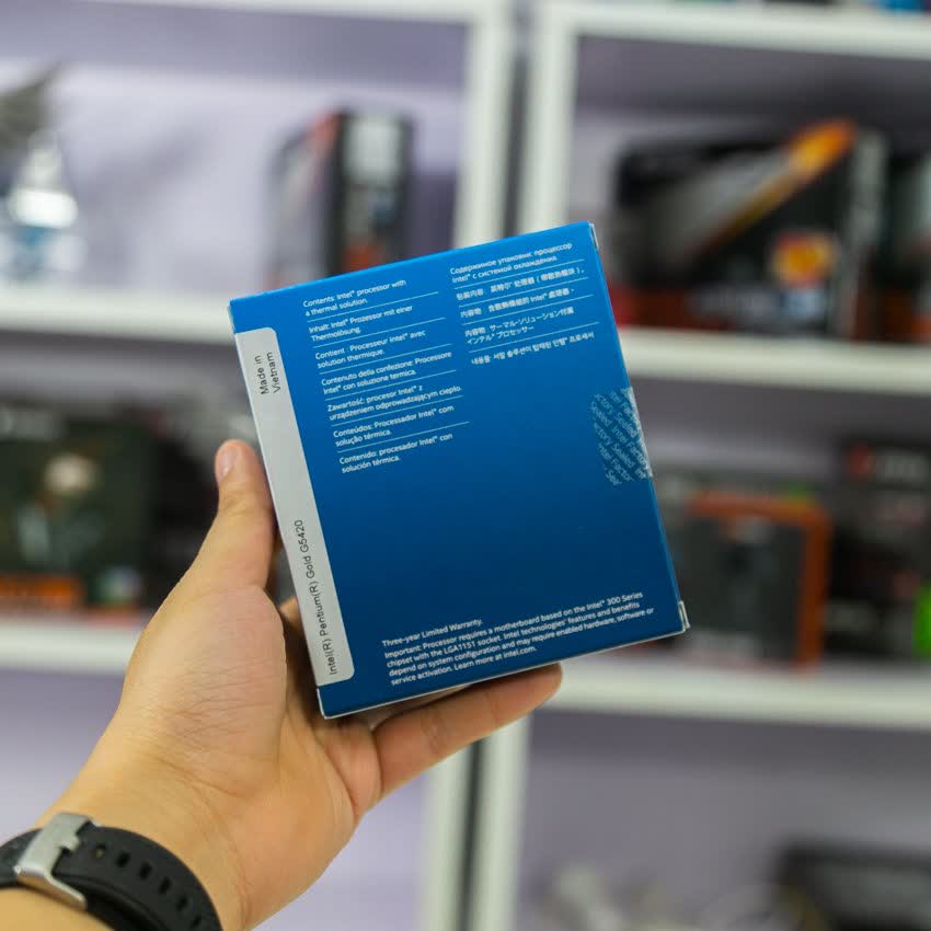 CPU Intel Pentium Gold G5420 (3.8GHz, 2 nhân 4 luồng, 4MB Cache, 54W) - Socket Intel LGA 1151)