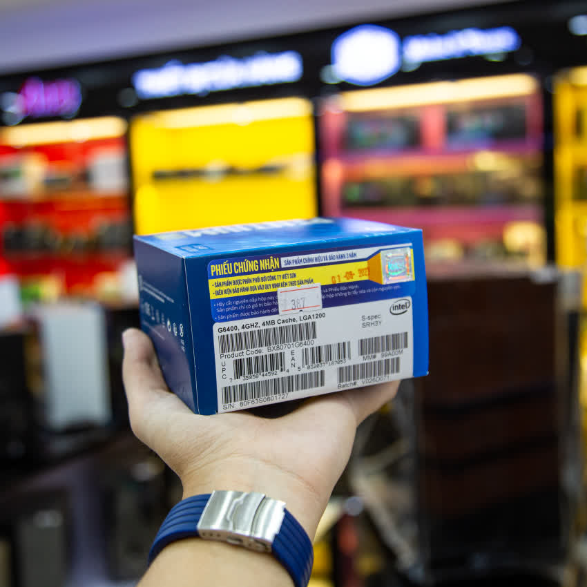 CPU Intel Pentium Gold G6400 (4.0GHz, 2 nhân 4 luồng, 4MB Cache, 58W) - Socket Intel LGA 1200)