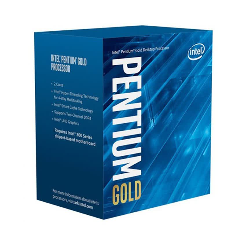 CPU Intel Pentium Gold G6500 (4.1GHz, 2 nhân 4 luồng, 4MB Cache, 58W) - Socket Intel LGA 1200)